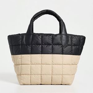 Sac fourre-tout matelassé en nylon imperméable personnalisé pour femme, idéal pour les voyages en extérieur, sac de plage, sac de shopping, sac à bandoulière moyen avec fermeture éclair - Product Image 5