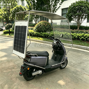 Toldo Solar para Motocicleta Eléctrica, Panel Solar de Carga, Impermeable, para Adultos, Scooter Eléctrico de Dos Ruedas, Protección Solar y contra la Lluvia - Product Image 2