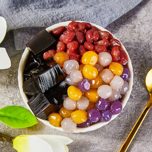 Top grossistes boules de <span class=keywords><strong>taro</strong></span> colorées boule de tapioca pour thé à bulles ingrédients Boba thé au lait et desserts