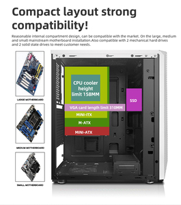 Popular Gaming ATX <span class=keywords><strong>Desktop</strong></span> Case <span class=keywords><strong>Computer</strong></span> Cases Towers PC Case Casin Gaming Cabinet Casting - Product Image 5