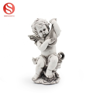 Gris polyrésine chérubin décoration résine déco <span class=keywords><strong>noir</strong></span> lire livre <span class=keywords><strong>ange</strong></span> - Product Image 2