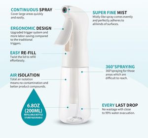 ขวดสเปรย์ฉีดผมสี200มล. แบบพกพาขวดสเปรย์เครื่องสำอางให้ความชุ่มชื่นแบบละอองน้ำ - Product Image 2