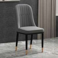 Chaise de salle à manger élégante et confortable à dossier haut pour salle à manger, hôtel, restaurant