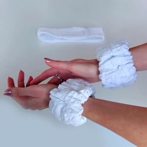 تخصيص شعارك بسيط لون واحد حافة واسعة الهراء المعصم ماصة عصابات سبا - Product Image 5