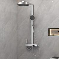 Ensemble de douche multifonction 4 modes avec corps en cuivre, support en alliage d'aluminium, douchette à main, pulvérisateur de bidet et bec de douche inférieur pour la maison