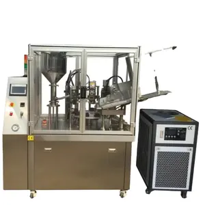 Machine de remplissage automatique de tube ultrasonique de bureau de cachetage de tuyau souple en plastique cosmétique de crème et de pâte