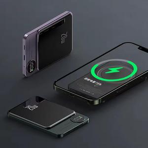 CE 5000mAh Mini Power Bank batterie caricabatterie Wireless nuovi prodotti portatili 10000mAh <span class=keywords><strong>M</strong></span> <span class=keywords><strong>banca</strong></span> di potere agnetico - Product Image 5