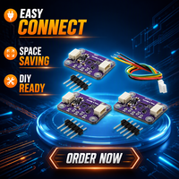 Sensor Suhu dan Kelembapan SHT40 SHT41 SHT45 Daya Rendah dengan Antarmuka I2C Kompatibel Qwiic untuk Perangkat Bertenaga Baterai Seluler