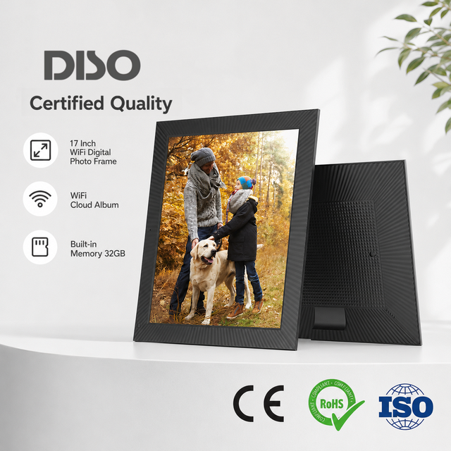 17-inch WiFi Cloud Digital Photo Frame with Smart Sync China Origin