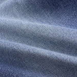 Jean en denim décontracté pour femme, coupe large, taille haute, style streetwear, effet deux-pièces, délavé, élégant et chic, idéal pour le quotidien - Product Image 5