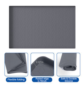 Premium <b>Waterproof</b> Boot Shoes Tray Odorless Rubber PVC Drip Tray Kitchen Cabinet Water Leak Protection Under Sink <b>Mat</b> - Product Image 2