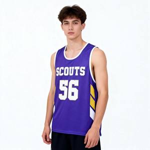 Chaleco Reversible de Lacrosse Profesional, Resistente, de Doble Cara, con Diseño Impreso Digital para Entrenamientos y Diferenciación de Equipos - Product Image 2