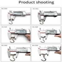 Crochet magnétique personnalisé lourd puissant Ndfeb métal pivotant cintre suspendu Super fort cuisine réfrigérateur N52 crochets magnétiques