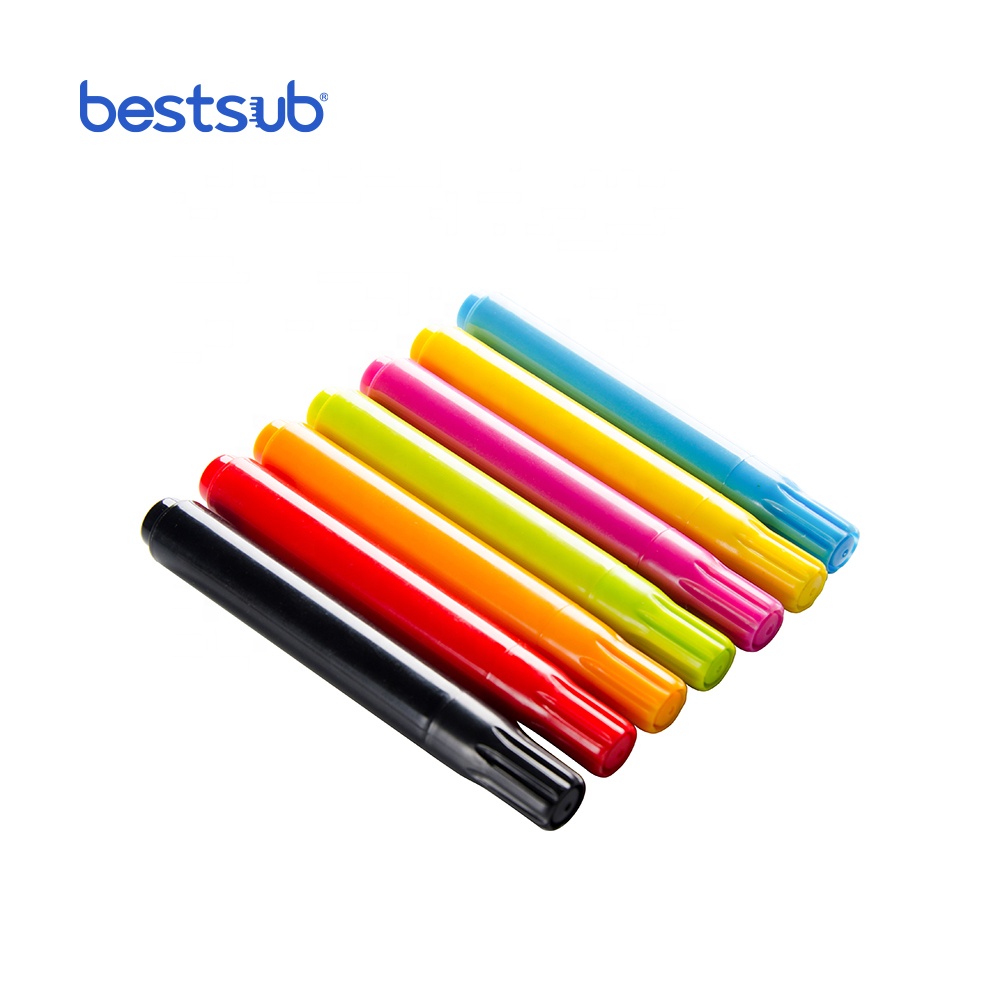 bestsub批发不熔墨水标记升华绘图艺术笔7色批准