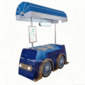 Vitrine de présentation de crème glacée pour camion de nourriture de haute qualité 2025, chariot à crème glacée, glaces et sucettes glacées - Product Image 3
