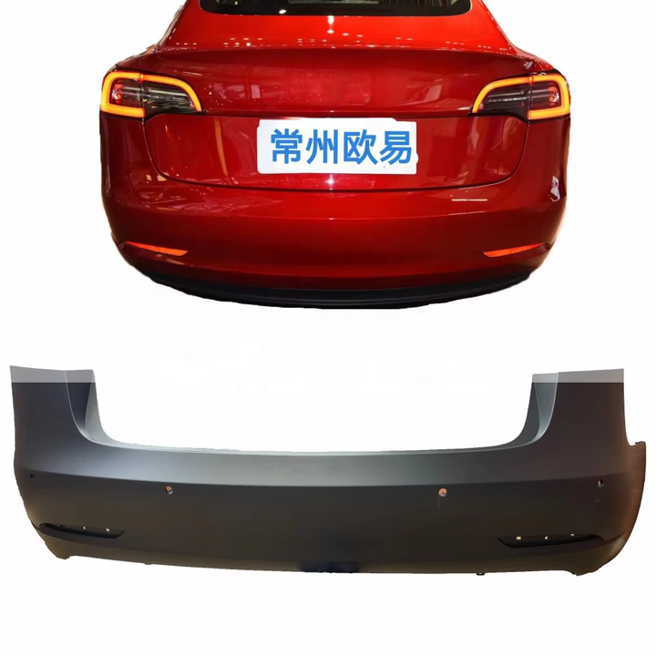 1108905特斯拉后保险杠适用于特斯拉Model 3 2017-2020 1108905-SO-5-A 1108905-S0-A 1108905