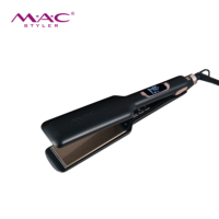 Plancha de Pelo Eléctrica Profesional de Titanio MAC para Mayoristas con Pantalla LED y 1 Año de Garantía para Uso en Hoteles y Autocaravanas