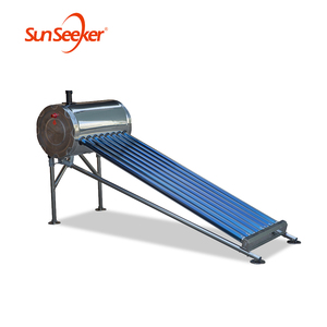 Chauffe-eau solaire de toit en U autoportant 50L-200L OEM Compact Système de chauffage par geyser solaire à tube sous vide résidentiel bon marché - Product Image 1