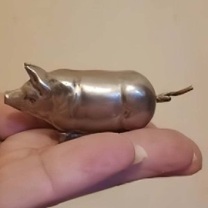Mini Pig <b>Tape</b> <b>Measure</b> Metric Automatic Return Textile Blade Household Use - Product Image 2