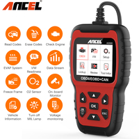Lecteur de code OBD2 Ancel AS500, outil de diagnostic automobile, lecteur de code OBD2, scanner de voyant de contrôle du moteur pour voitures
