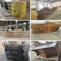 Escritorio para Oficina de Director Ejecutivo, Muebles de Madera Modernos de Alta Calidad, Ecológicos, Duraderos, para Proyectos Comerciales de Interiores de Edificios de Oficinas