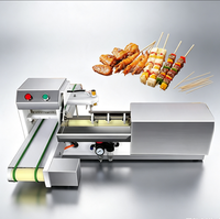 Machine à fabriquer des brochettes électriques, taille réglable, qualité alimentaire, pour les commerces de transformation alimentaire