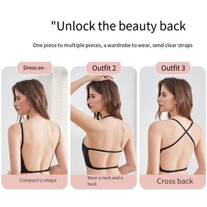 ชุดชั้นในเซ็กซี่ทรงตัวยูสำหรับผู้หญิงชุดบราและกางเกงชั้นในแบบเต็มตัว - Product Image 5