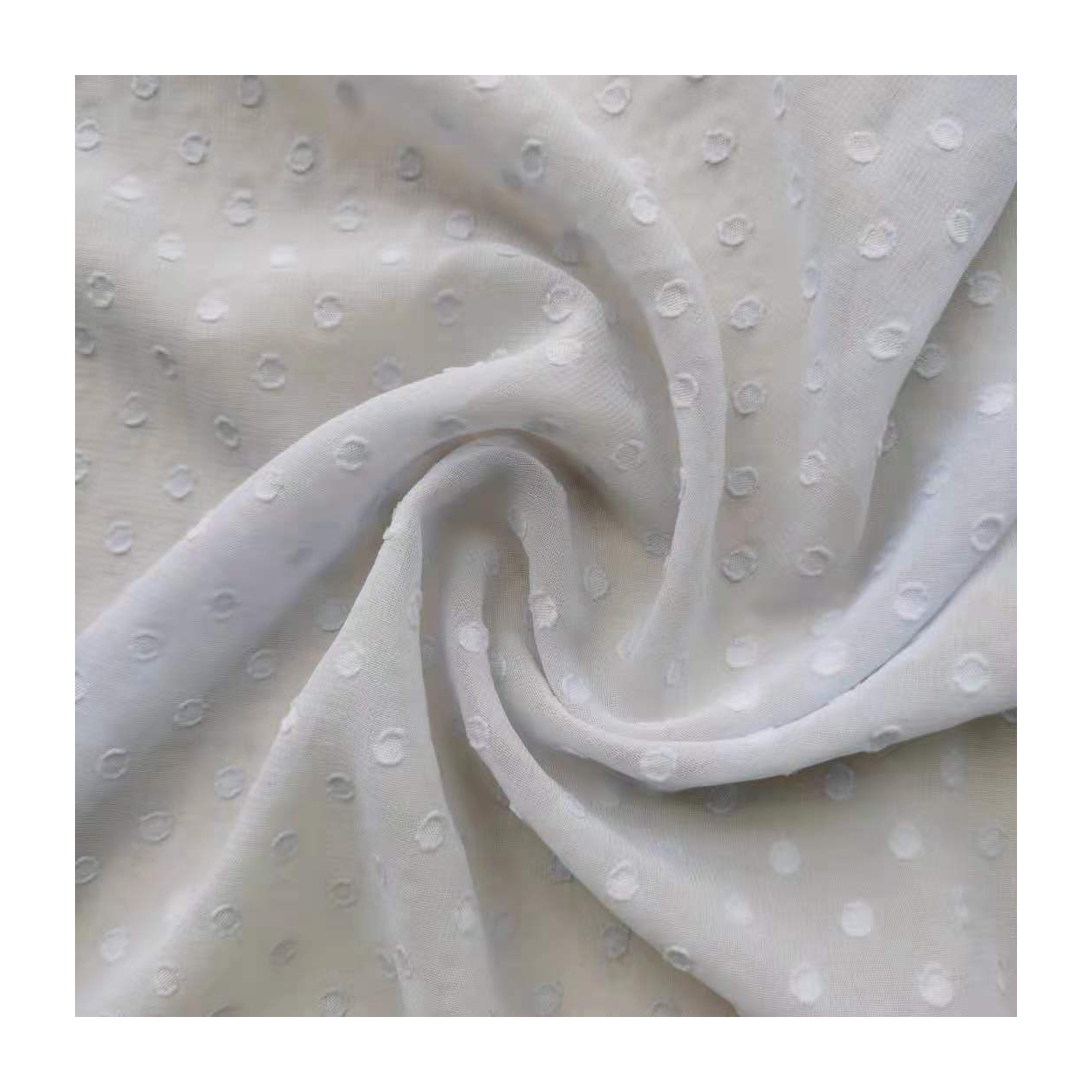 Модная режущая мотивная Ткань, 100% полиэстер, шифоновая ткань с вышивкой, швейцарская ткань в горошек для платья, блузки