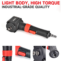 Clé à chocs pneumatique WYMA à double marteau, angle droit, 1/2'' pouce, rouge, qualité professionnelle OEM, couple maximal de 900 N.m, 7500 tr/min