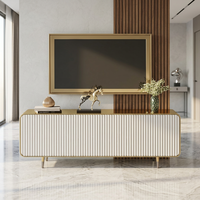 Meuble TV moderne flottant de luxe, console TV, meuble de salon moderne