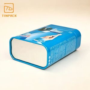 Boîte en étain rectangulaire personnalisée de qualité alimentaire pour le stockage de capsules, de pilules et de vitamines - Product Image 5