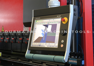 Tự động hóa Hot Bán 30t 40T MB8 <span class=keywords><strong>CNC</strong></span> mini Báo Chí phanh máy 8 + 1 trục với follower - Product Image 2