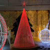 Großer Leuchtender Weihnachtsbaum für Außenbereich, Platz- und Einkaufszentrum-Dekoration, Anpassbare Größe 3-30m, Hohe Qualität, Großhandelspreis