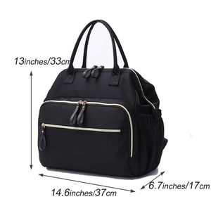 Borsa Fasciatoio DANNY in Poliestere Resistente all'Acqua, Portabiberon, Grande Capacità, Multistrato, Doppia Tracolla, Custodia per Viaggi Aerei - Product Image 6