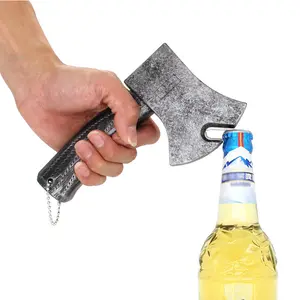 WDD409 kişiselleştirilmiş balta şişe açacağı çekiç Metal yaratıcı içecek açacağı ev kullanımı mıknatıs aracı şekli bira açacağı