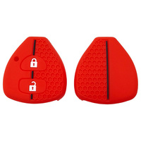 Chaîne de coque de protection de clé de voiture en silicone pour Toyota Rav4 Corolla E150 IQ Camry Icon Vitz Auris Yaris Aqua Porte
