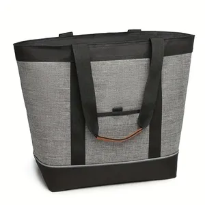 Large Reusable 600D Insulated Cooler Bag Thermal Lunch Box School Camping Picnic Shoulder Bag - Product Image 1