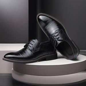 Chaussures en cuir pour homme, style décontracté et urbain, dernier design, vente en gros d'usine, personnalisables, pour le bureau et les occasions formelles, à prix abordable - Product Image 3