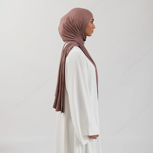 Muslim Solid Color Headscarf Breathable <strong>Hijab</strong> Customized Design Fashionable Headscarf For Muslim Women - Product Image 2