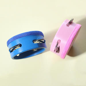 Mi primera pandereta niños Mini instrumento Musical juguete de madera ayuda a los niños a aprender dinámica de ritmo y actividad de percusión de <span class=keywords><strong>tempo</strong></span> - Product Image 3