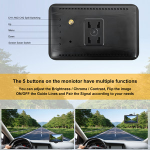 لوحة ترخيص الطاقة الشمسية كاميرات احتياطية لاسلكية ترخيص كاميرا لوحة لاسلكية للشاحنات والحافلات شاحنة RV جولة الحافلة - Product Image 3