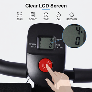 Máquina de Ejercicios Abdominales de Alta Resistencia con Pantalla LCD y 5 Niveles de Altura Ajustable para Uso Doméstico - Product Image 3