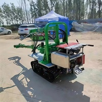 Récolteuse de fruits automotrice sur chenilles, type secoueur d'arbres, pour olives, noix, amandes et autres fruits et plus encore