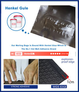 Custom Padded Bubble Mailers Silver Holographic Mailing Bags Biodegradable <b>Packaging</b> - Product Image 2