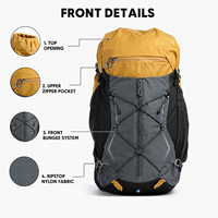 Sac à dos de camping en nylon 32L résistant à l'abrasion, pratique pour l'escalade et la randonnée, vente en gros