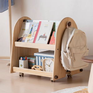 Étagère <span class=keywords><strong>à</strong></span> pain grillé au lait en bois au design unique-Présentoir de livres écologique pour <span class=keywords><strong>bibliothèque</strong></span> pour enfants - Product Image 5