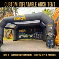 Tente tunnel gonflable en PVC Oxford 210D, taille personnalisée, dôme, chapiteau, tente pour événements en plein air, fête, mariage avec logo