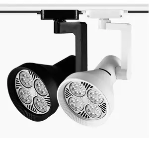 35W 40W 45W E27 Led Par30 Par38 Track Light 110V 220V Focus Verstelbare Track Lamp 3 Fase Spoor Verlichting Voor Winkel Plafond