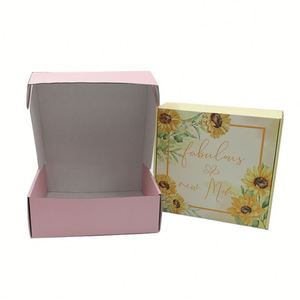 Cajas de papel corrugado personalizables para cosméticos Máquina voladora Regalo Cuidado DE LA SALUD Cajas de pozo-para calcetines - Product Image 5