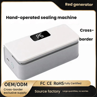 Mini-scelleuse thermique portable rechargeable par USB, machine à sceller manuelle pour sacs en plastique, conservation des aliments